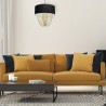 Lampa wisząca ALMERIA BLACK/GOLD 1xE27