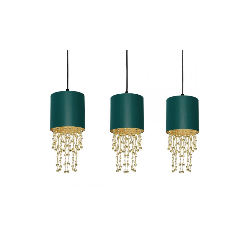 Lampa wisząca ALMERIA GREEN/GOLD 3xE27