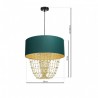Lampa wisząca ALMERIA GREEN/GOLD 1xE27