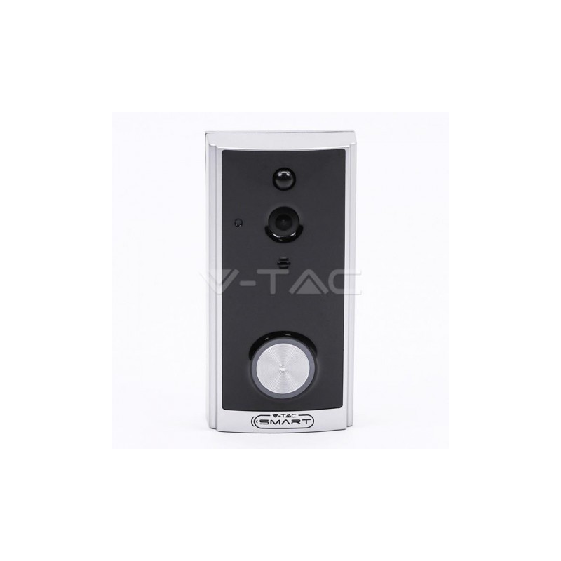 Dzwonek SMART Tuya Video Czarny 720P V-TAC VT-5412