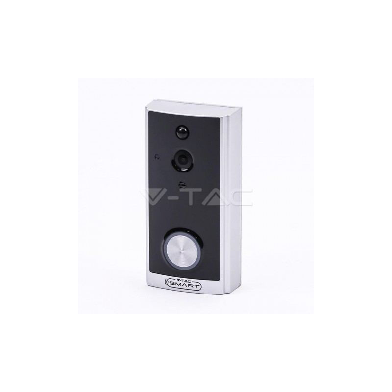 Dzwonek SMART Tuya Video Czarny 720P V-TAC VT-5412