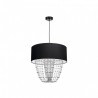 lampa wisząca ALMERIA BLACK/CHROME 1xE27