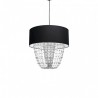 lampa wisząca ALMERIA BLACK/CHROME 1xE27