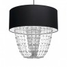 lampa wisząca ALMERIA BLACK/CHROME 1xE27