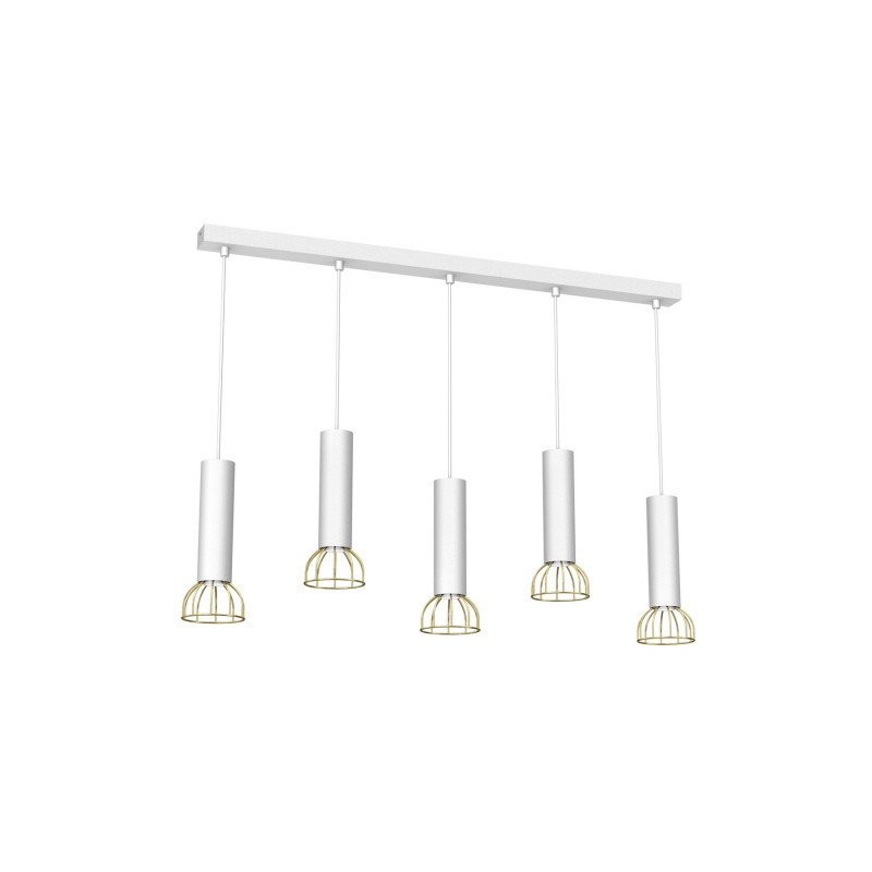 Lampa wisząca DANTE White/Gold 5xGU10