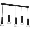 Lampa Wisząca DANTE BLACK/SILVER 5xGU10