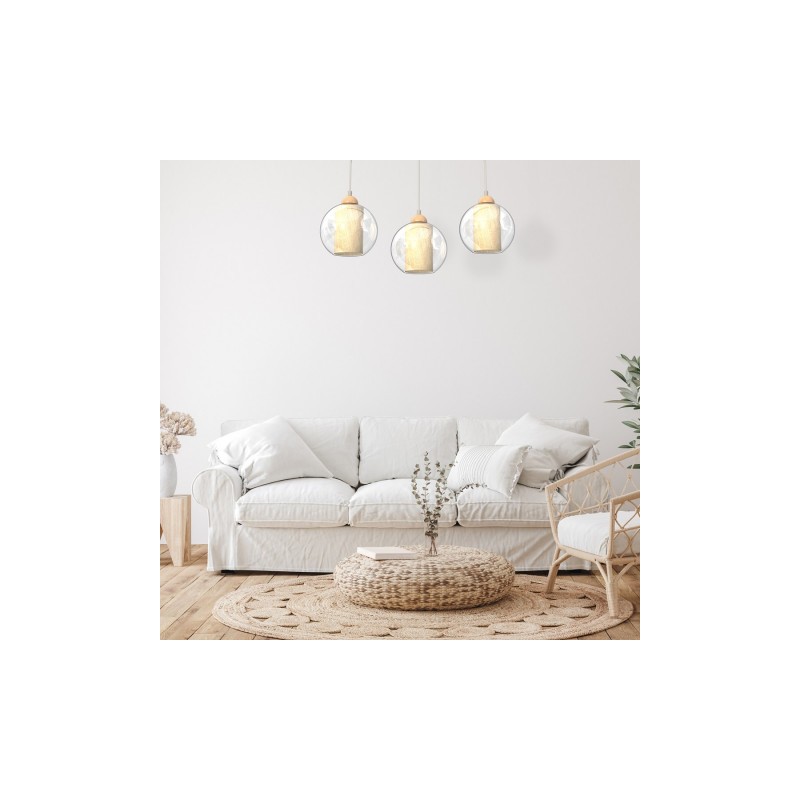 Lampa wisząca TELA 3xE27