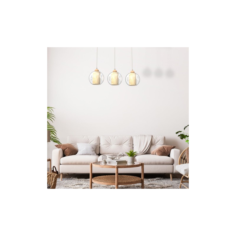 Lampa wisząca TELA 3xE27
