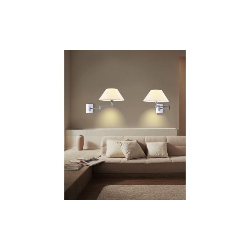 Lampa ścienna na wysięgniku TRAPEZIO E27