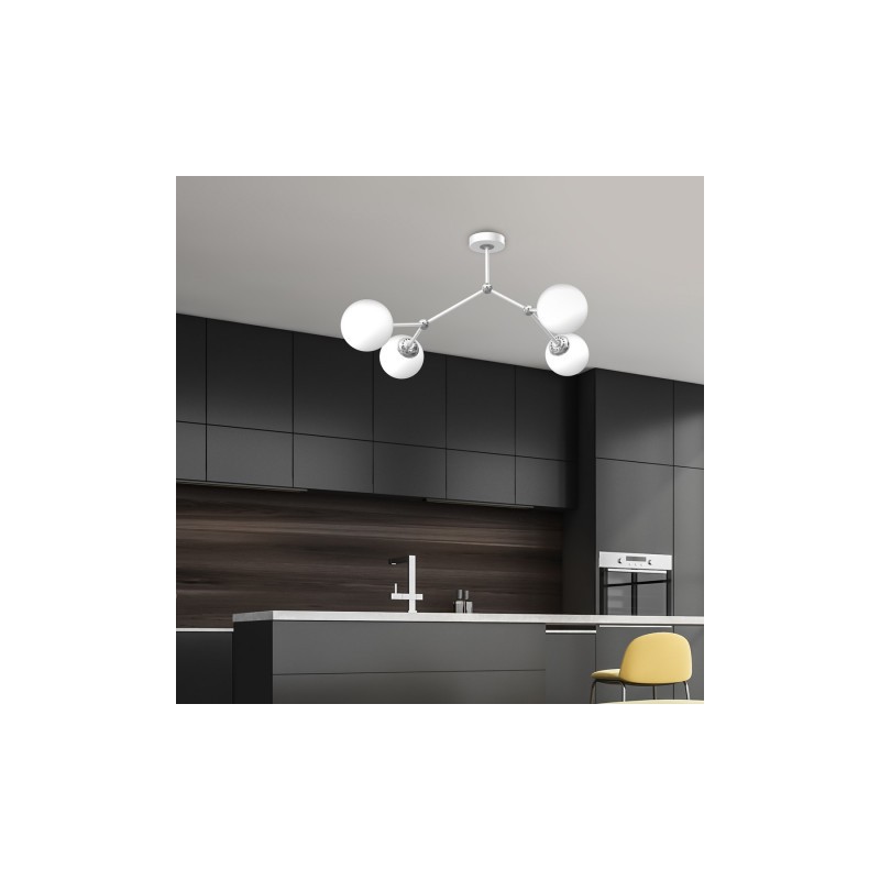 Lampa sufitowa JOY WHITE 4xE14