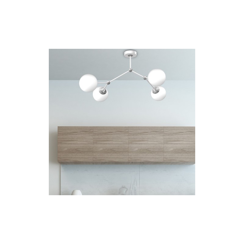 Lampa sufitowa JOY WHITE 4xE14