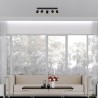 Lampa sufitowa DANTE Black/Gold 5xGU10
