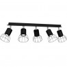 Lampa Sufitowa DANTE BLACK/SILVER 5xGU10