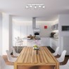 Lampa Sufitowa Dante Silver 5xGU10