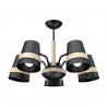 Żyrandol Venezia Black 5Xe27