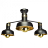 Lampa sufitowa MARGO 3xE27 BLACK/GOLD 3xE27
