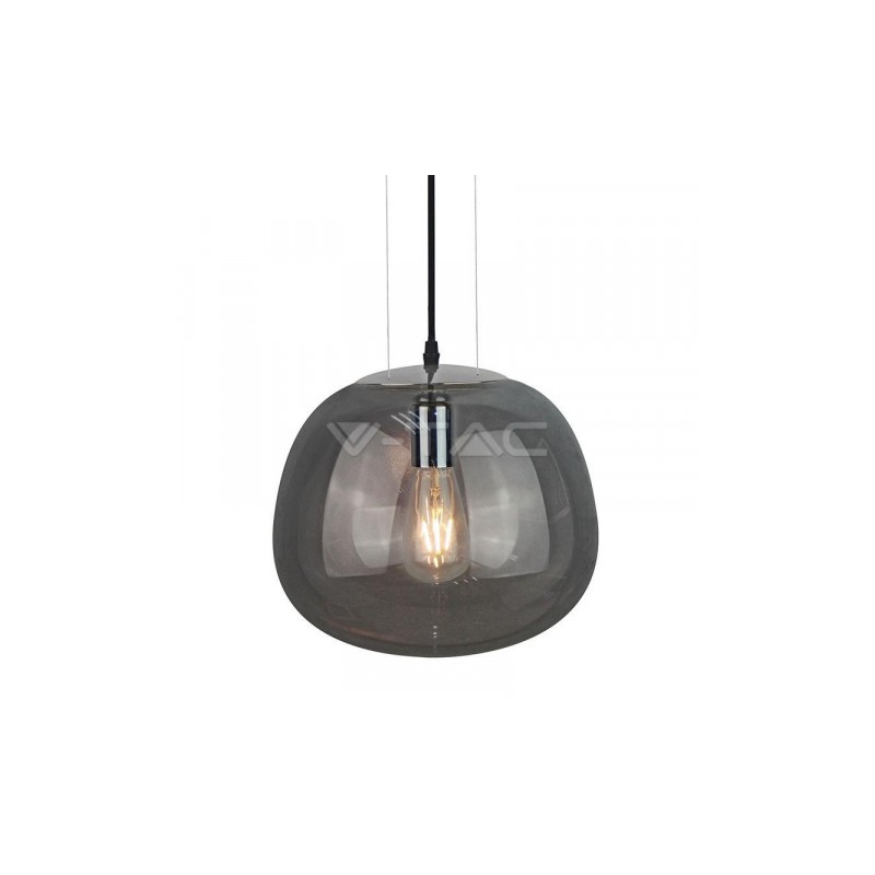 Oprawa Wisząca V-TAC Modern Szkło Szary 3 Wire Suspension fi380mm VT-7380