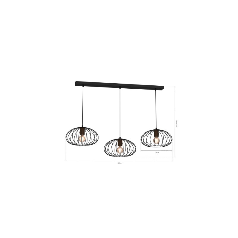 Lampa wisząca MERIDIANO 3xE27