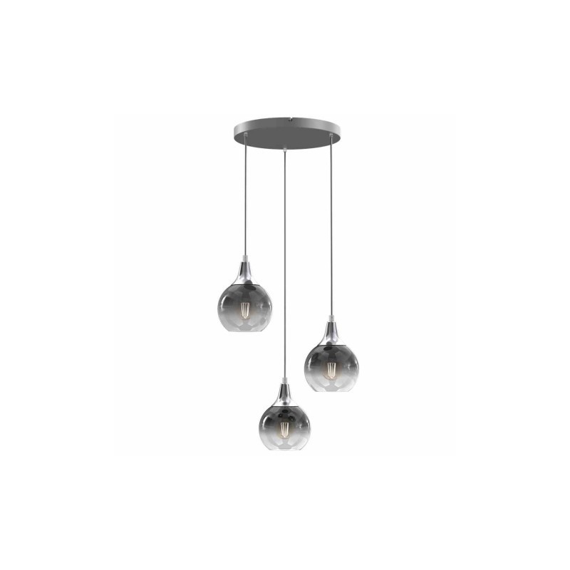 Lampa wisząca PALLA SILVER 3xE27