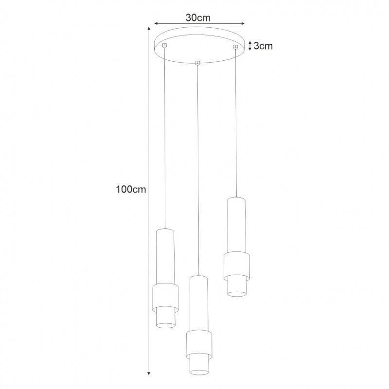 Lampa wisząca K-4718 z serii PERN