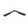 Czarna oprawa szynowa narożna SAGA TRACK MAGNETIC CORNER A 24W MILKY120 4000K BK AZ4615