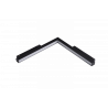 Czarna narożna lampa szynowa SAGA TRACK MAGNETIC CORNER B 24W MILKY120 4000K BK AZ4619