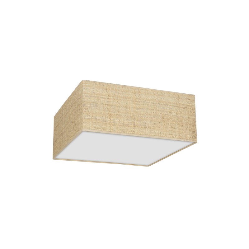 Lampa sufitowa MARSHALL WHITE / RATTAN 3xE27
