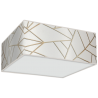 Lampa sufitowa ZIGGY WHITE White/Gold 3xE27