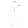 Lampa podłogowa K-4379 z serii SEVANA