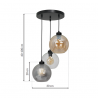 Lampa wisząca SOFIA MIX 3xE27