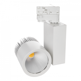 Biały szynowy reflektor LED 24ST MDR APUS BREAD 27W DIM - 2700K