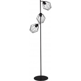Nowoczesna czarna lampa podłogowa K-4471 z serii BENET 1xE27
