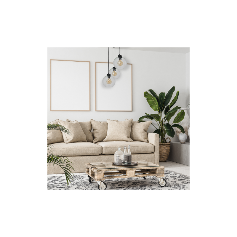 Lampa wisząca SOFIA CLEAR 3xE27