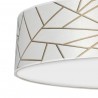 Lampa sufitowa ZIGGY WHITE White/Gold 3xE27