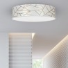 Lampa sufitowa ZIGGY WHITE White/Gold 3xE27