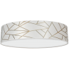 Lampa sufitowa ZIGGY WHITE White/Gold 3xE27