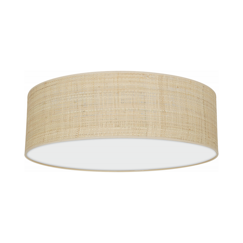 Lampa sufitowa MARSHALL WHITE / RATTAN 3xE27