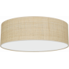 Lampa sufitowa MARSHALL WHITE / RATTAN 3xE27