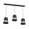 Lampa Wisząca Venezia Black 3Xe27