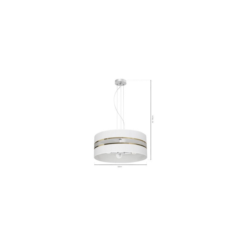Lampa Wisząca ULTIMO WHITE 3xE27