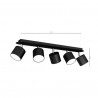 Lampa sufitowa DIXIE BLACK 5xGX53