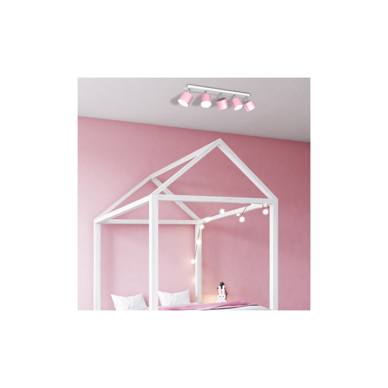Lampa sufitowa DIXIE PINK 5xGX53