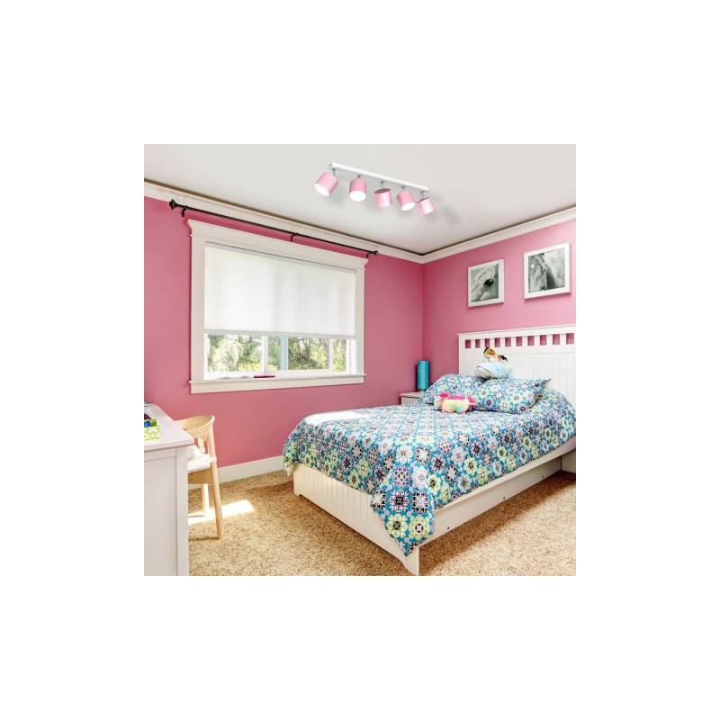 Lampa sufitowa DIXIE PINK 5xGX53