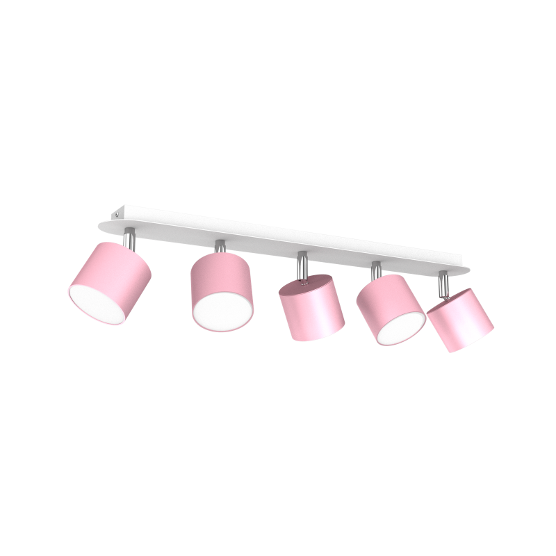 Lampa sufitowa DIXIE PINK 5xGX53