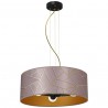 Lampa wisząca ZIGGY PINK Gold/Pink 3xE27