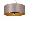Lampa wisząca ZIGGY PINK Gold/Pink 3xE27