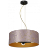 Lampa wisząca ZIGGY PINK Gold/Pink 3xE27