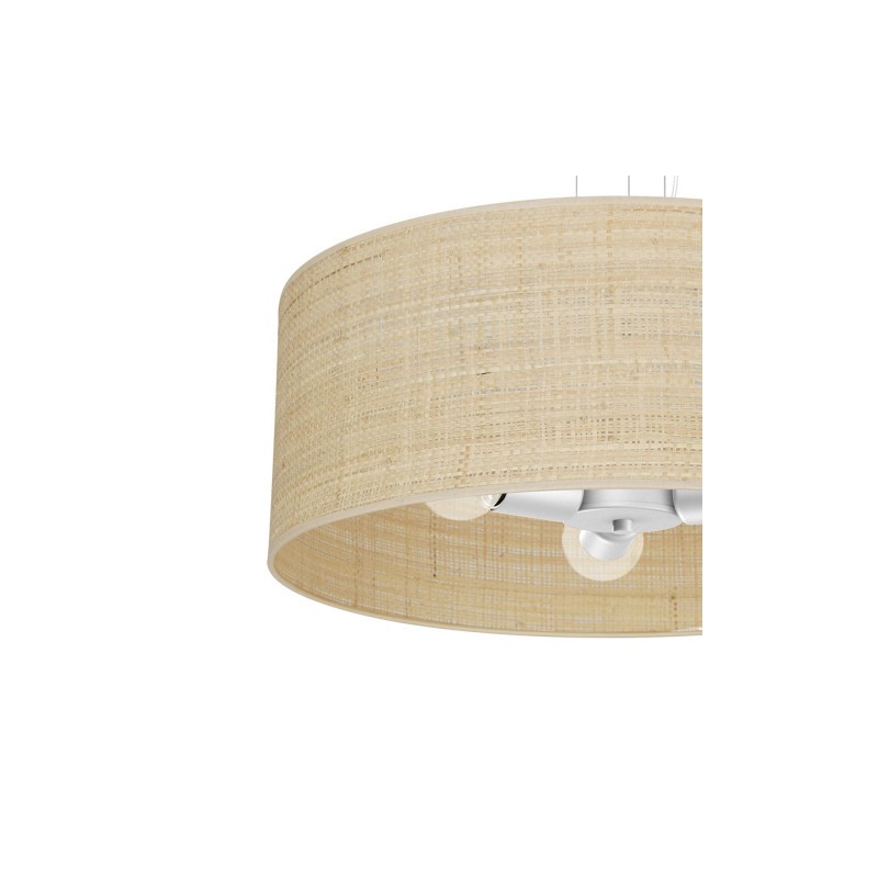 Lampa wisząca MARSHALL WHITE / RATTAN 3xE27