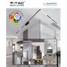 Lampa czarna magnetyczna 20W V-TAC 3000K