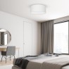 Lampa sufitowa ALBION BIEL / BAWEŁNA 3xE27